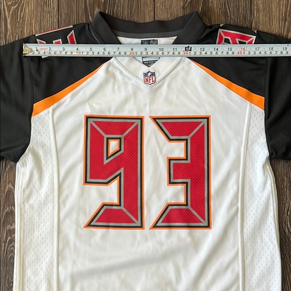 NWT NFL Tampa Bay Buccaneers Gerald McCoy #93 Jersey Nike On Field Youth L 14/16 - Picture 11 of 13